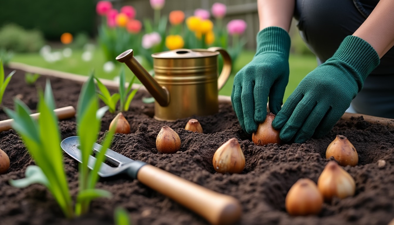 Comment planter des bulbes de tulipes ?