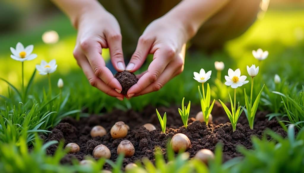 Planter des bulbes dans une pelouse : la naturalisation expliquée
