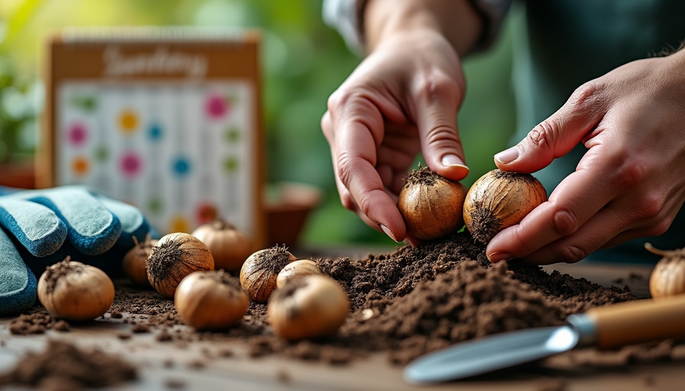 Multiplier ses bulbes par division : le geste et le calendrier